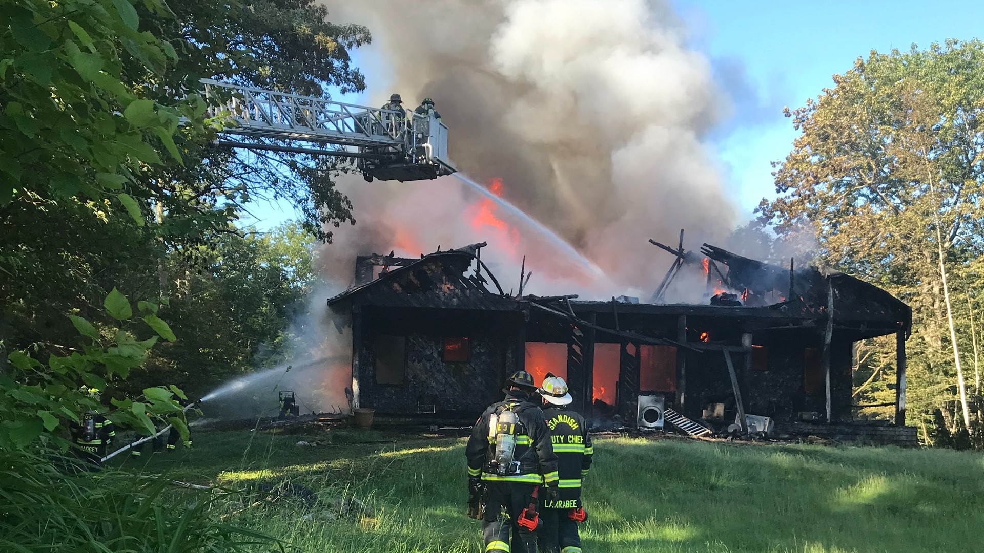 Officials investigating 'suspicious' house fire in Standish