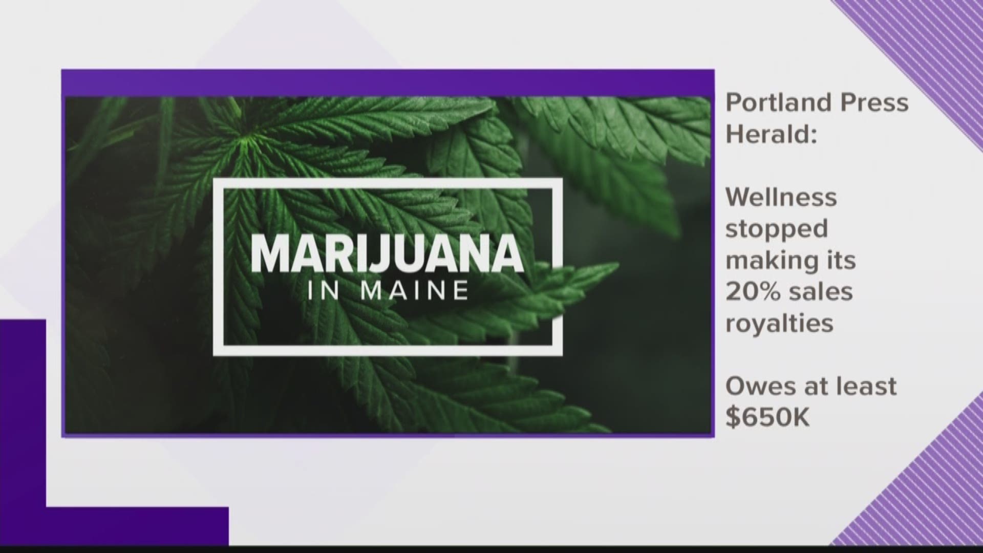 Maine dispensary tries to end relationship with other company