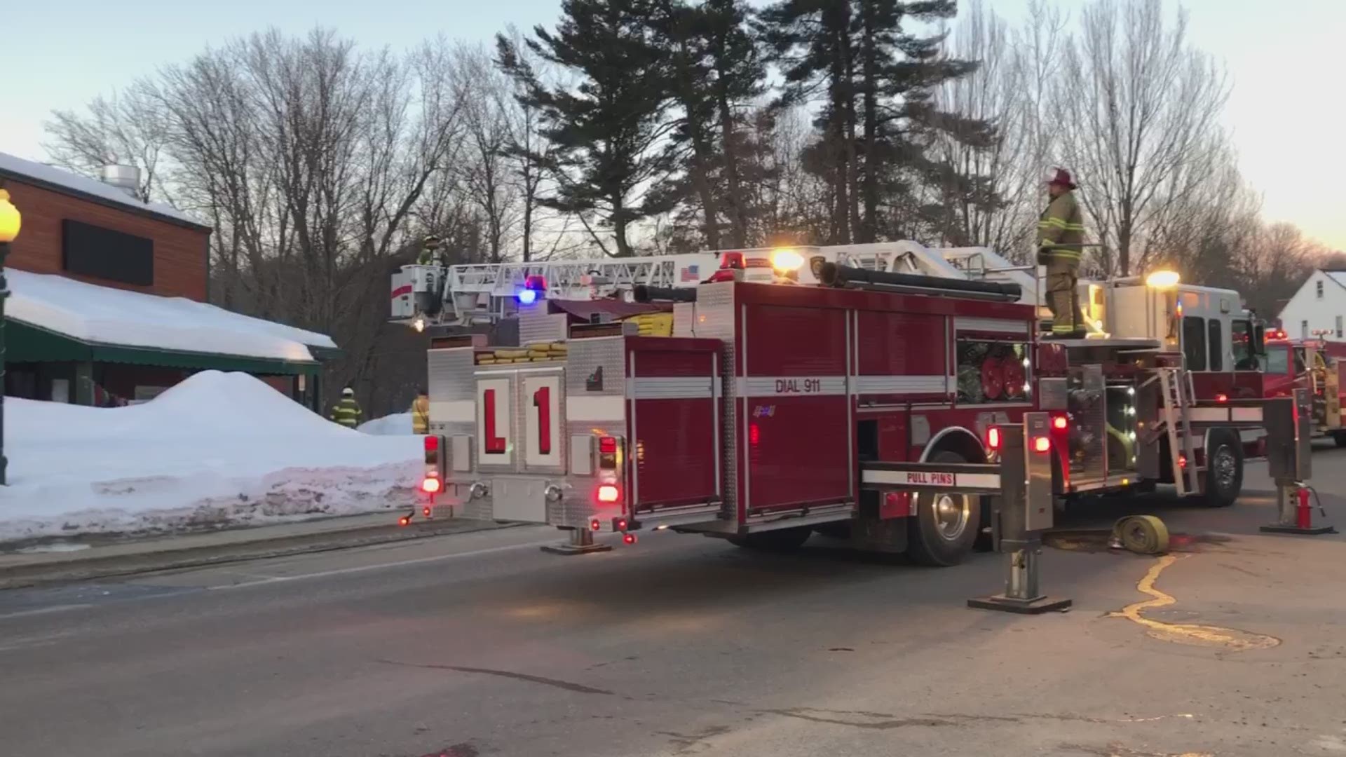 Video taken by NEWSCENTER Maine on the early morning fire in Bridgton on March 13.