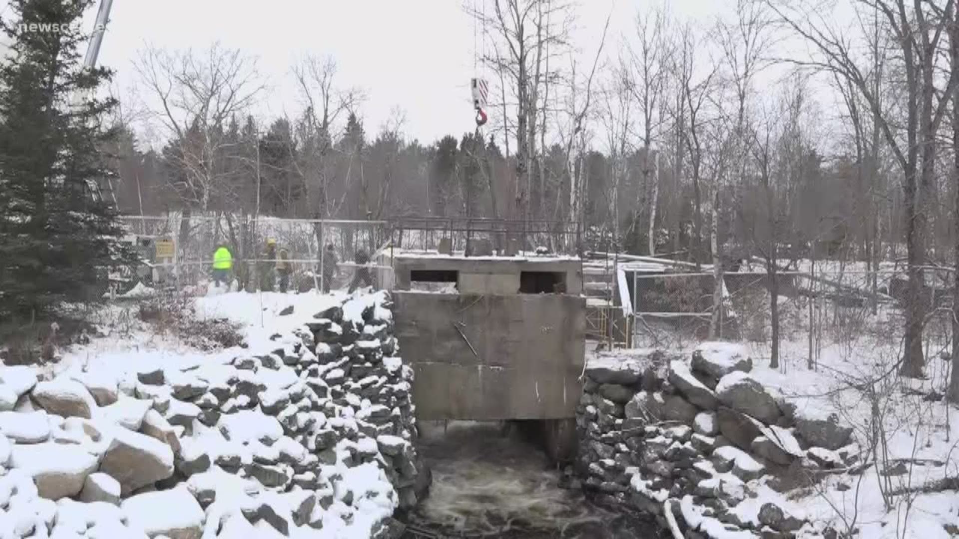 Alewives and Atlantic salmon soon will have an easier time navigating the Dennys River and reaching Meddybemps Lake with the removal of this power station.