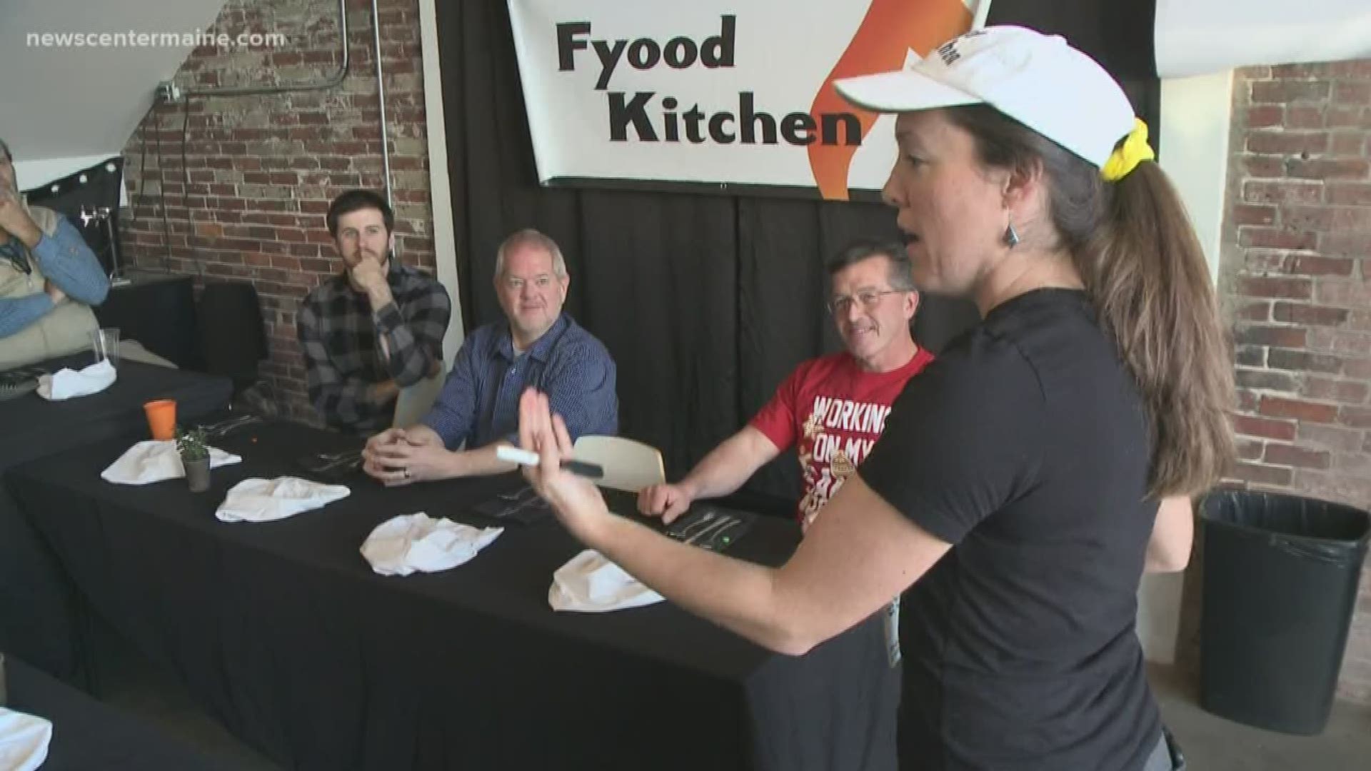 Compete against your friends in a cooking competition at Fyood Kitchen.