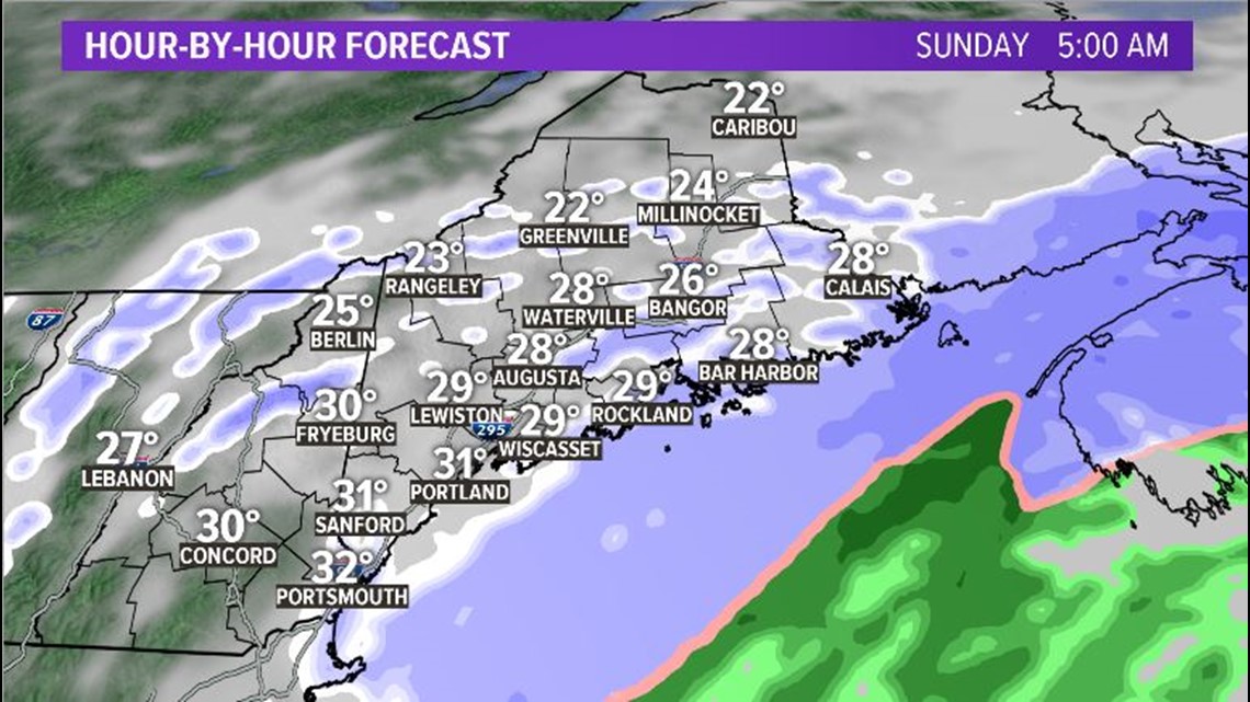 Weekend Plans? Snow returns Saturday, lasts into Sunday in Maine ...