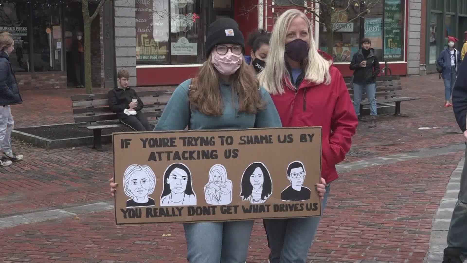 People across the country, including here in Maine, took part in the annual Women's March.