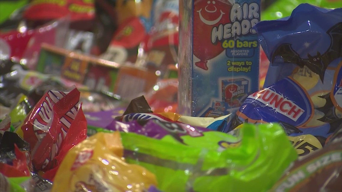 Reverse trickortreating 2 Maine police departments to deliver