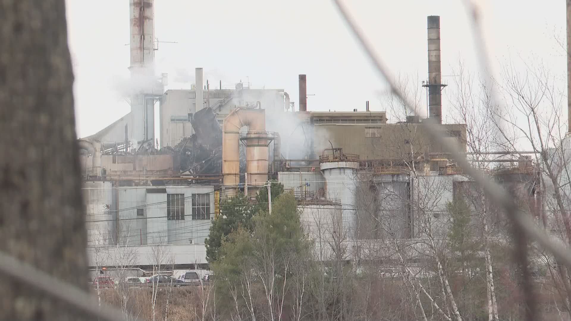 Jay mill partially up and running after explosion