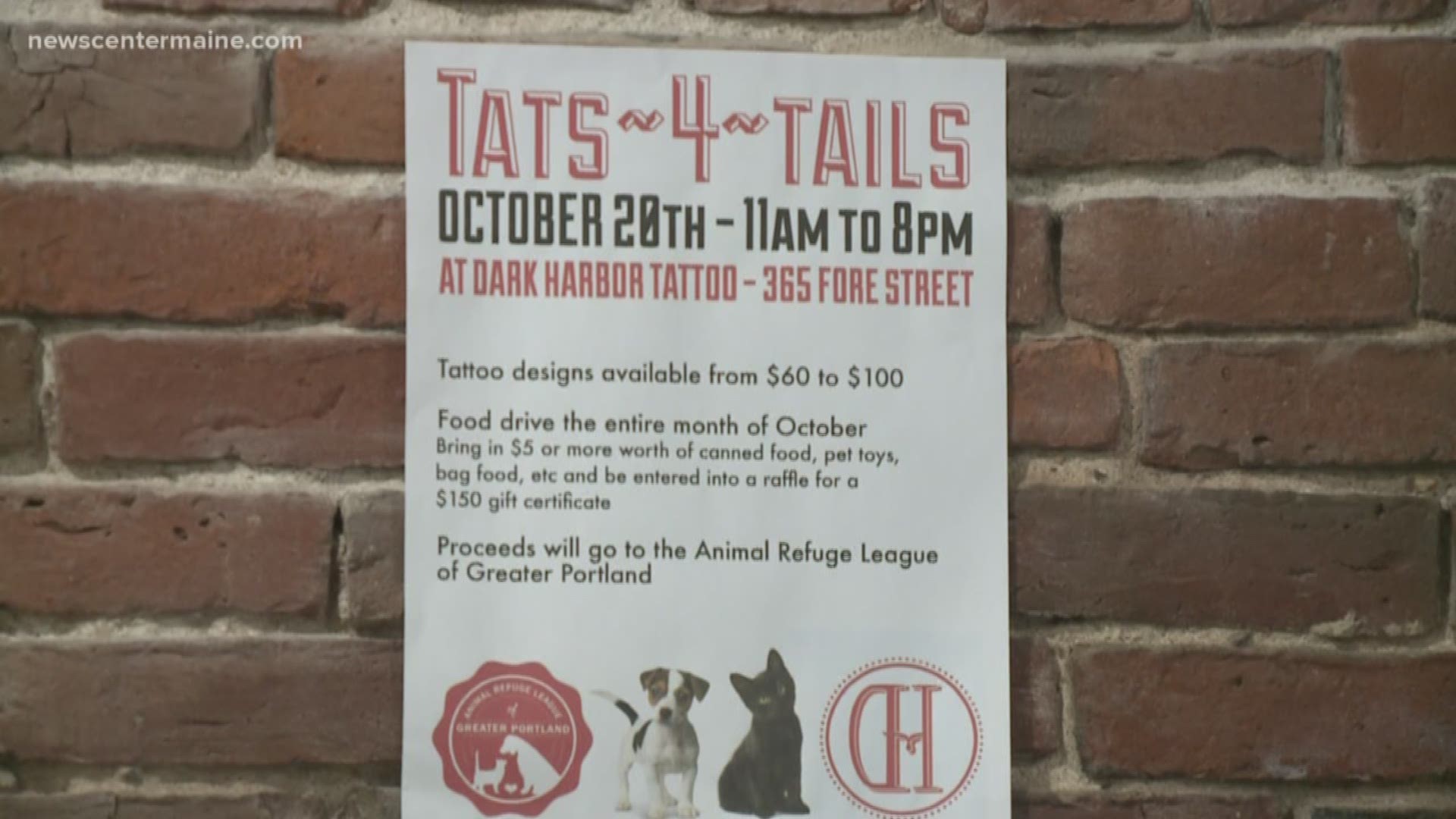 Inaugural 'Tats for Tails' to be held in Portland