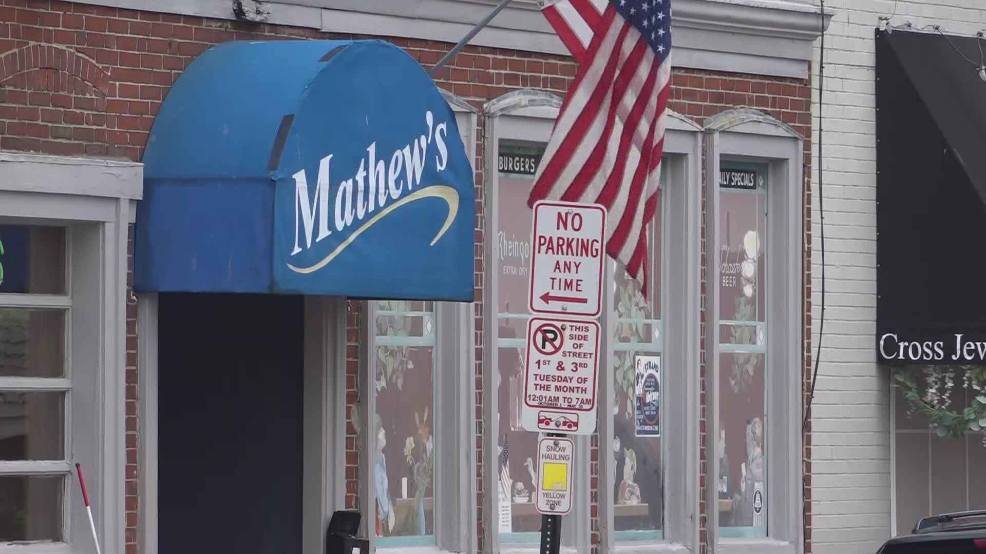 Pat Hogan told NEWS CENTER Maine he worked at Mathew's Pub in Portland for about six weeks. During that time, he said members of the 'Proud Boys' held meetings
