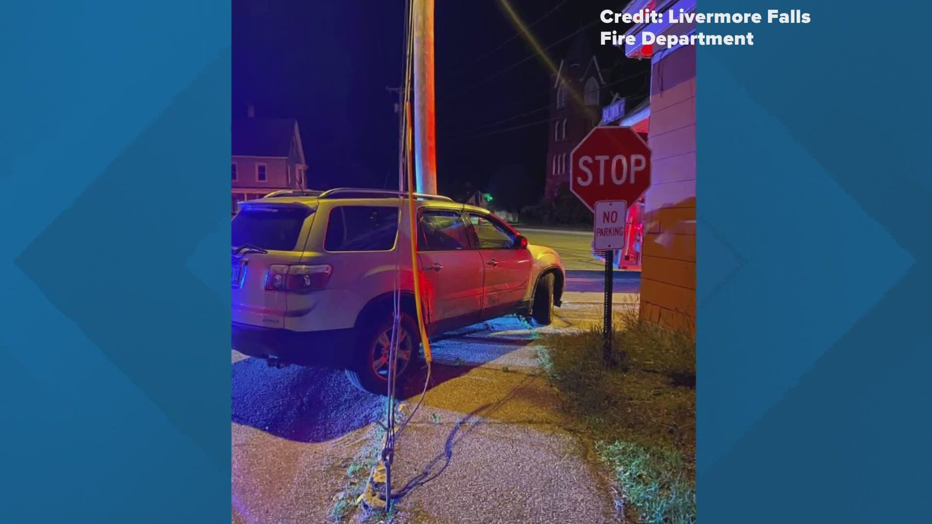 According to police, the boy took the keys to the SUV and proceeded to drive up and down a street before crashing the vehicle into a utility pole and a building.