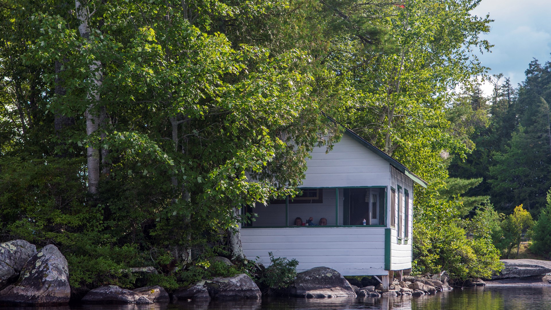 Maine, local, camps, outdoors, Belgrade Lakes, cabin, island