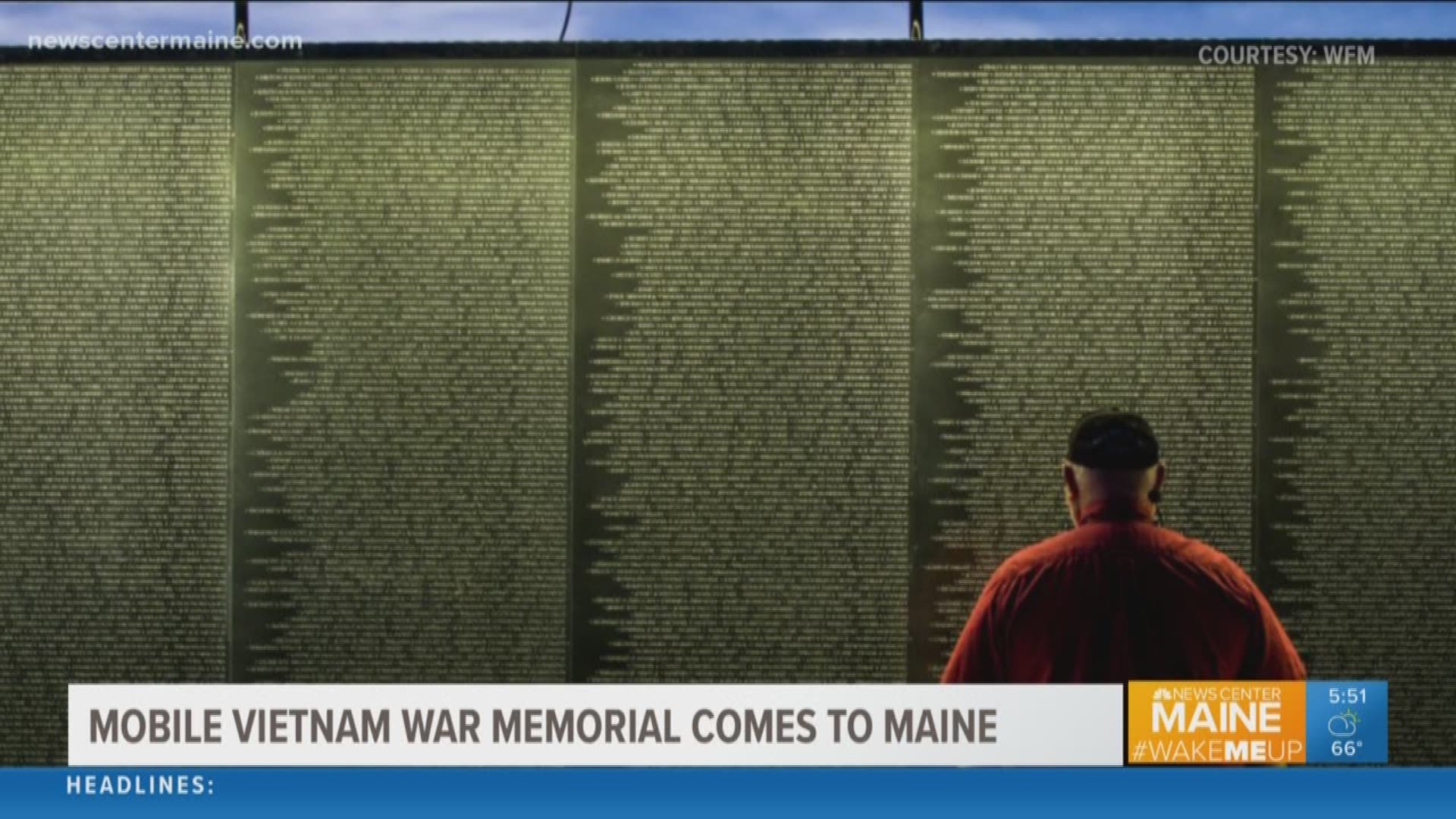 Mobile Vietnam War memorial comes to Maine