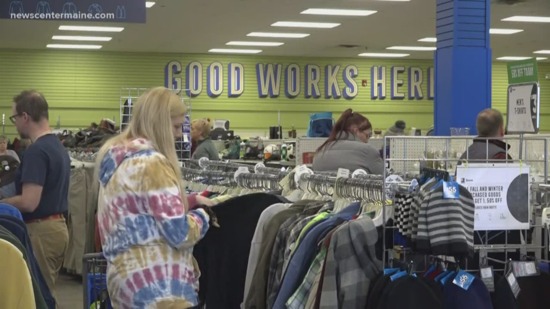 Bangor Goodwill reopens after renovations.
