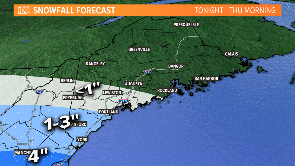 Light Snow, Slick Roads Tonight | GUTNER BLOG | newscentermaine.com