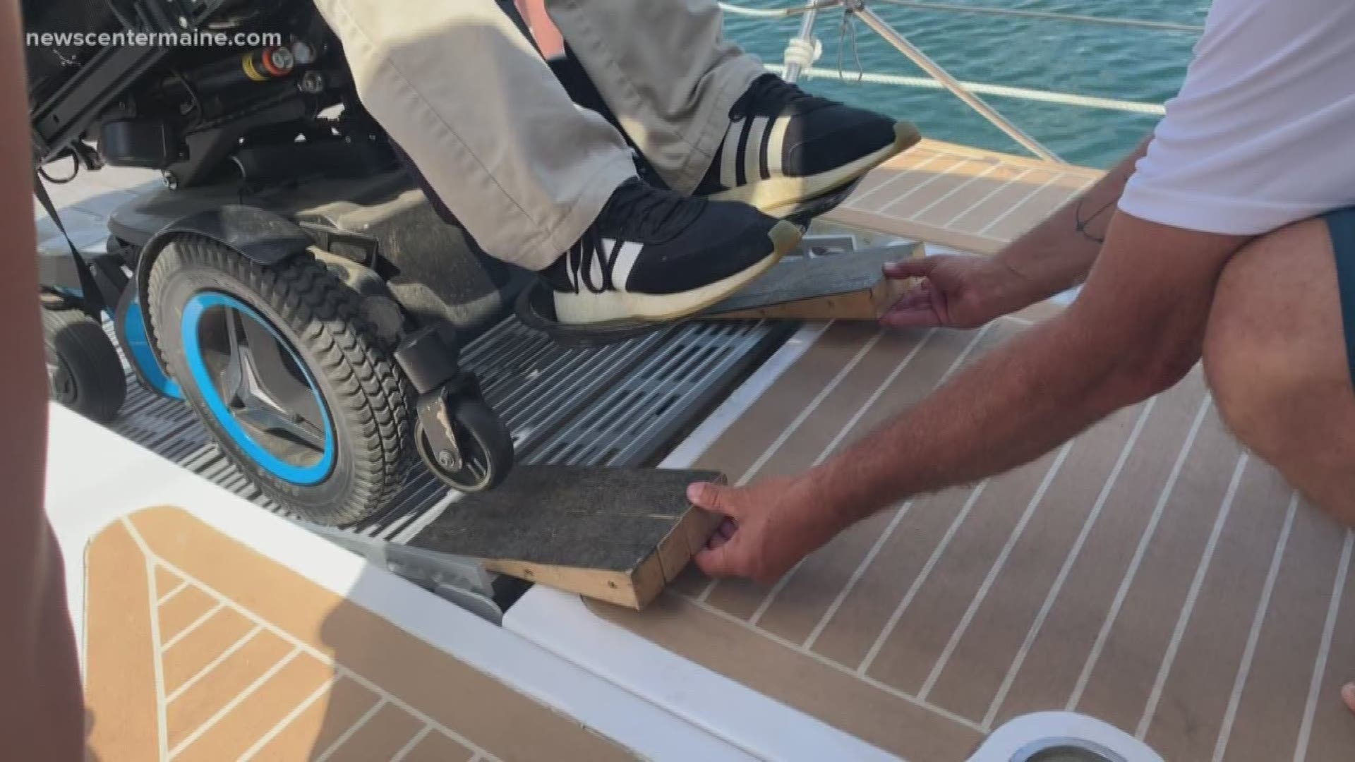 The Impossible Dream travels the eastern seaboard giving sailing rides to people with disabilities.