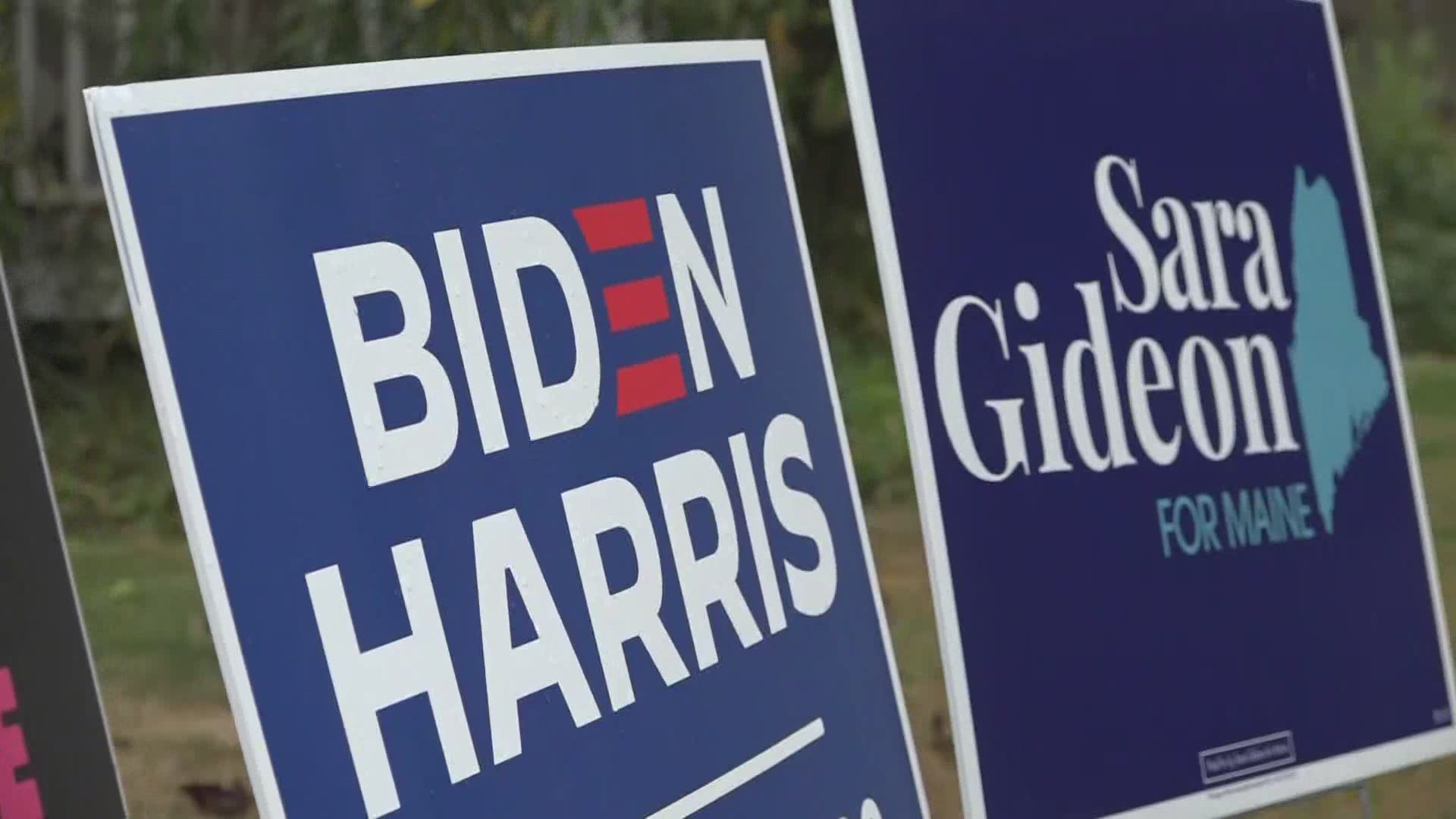 Maine police see uptick in defaced, stolen political signs ahead of election