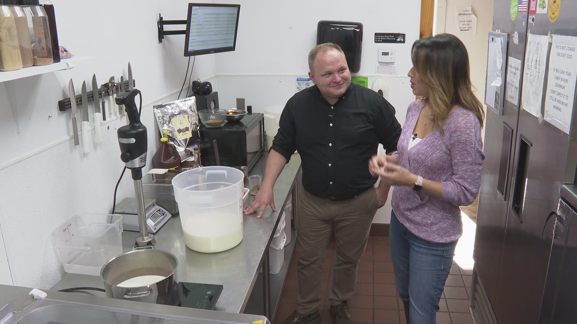 Gelato Fiasco co-founder Josh Davis shows us how to make a gelato base, then kick it up a notch with bourbon.