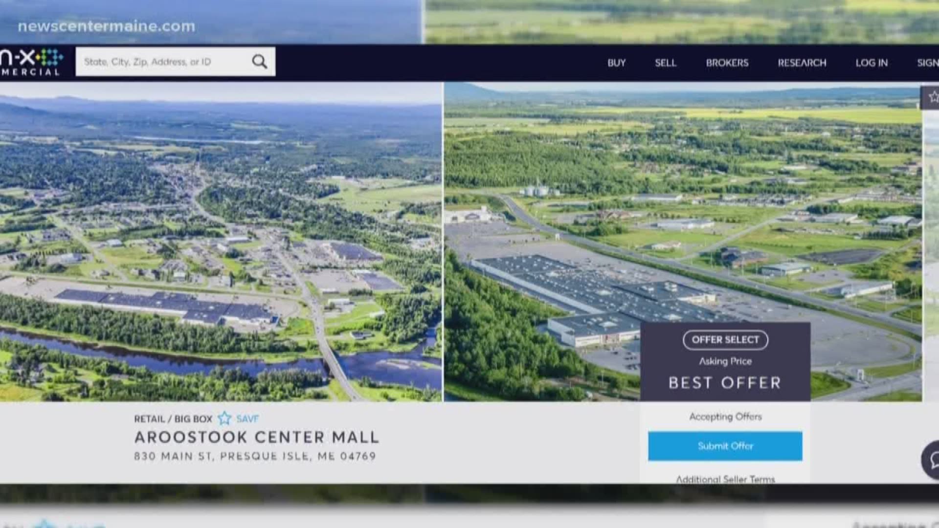 Bangor Mall and Aroostook Centre Mall up for auction