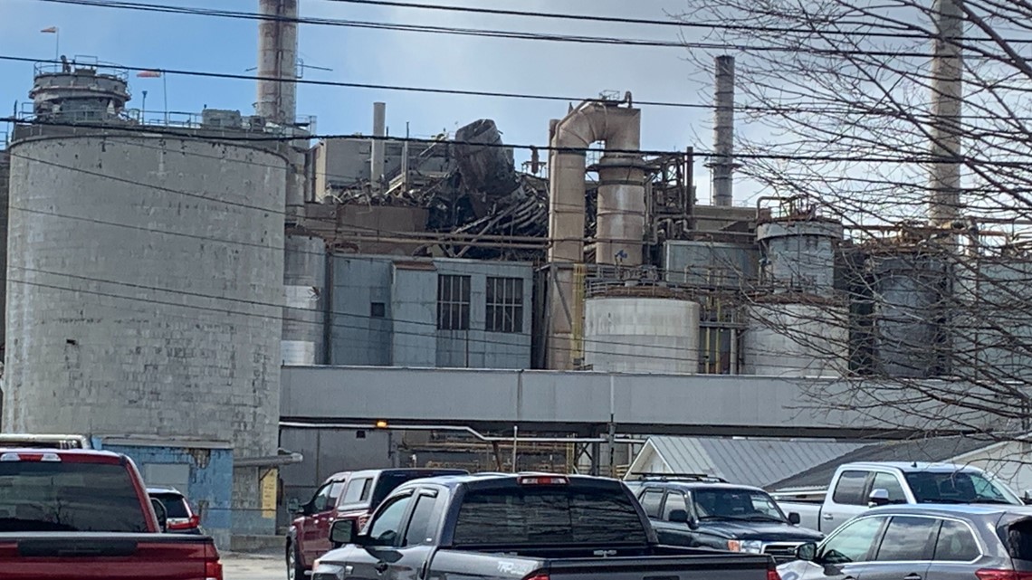 Investigators look at cause of the mill explosion in Jay, Maine