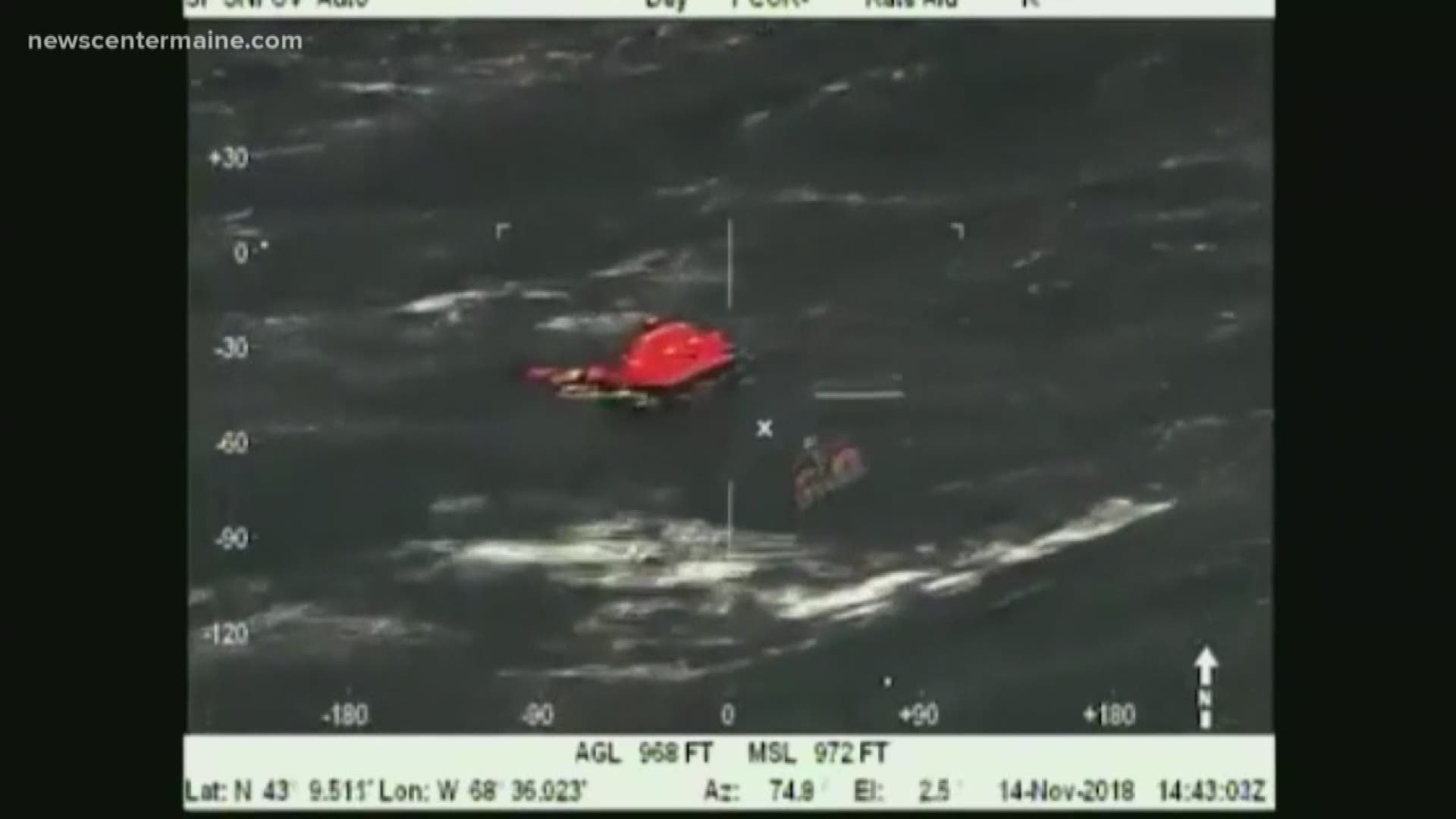 4 fishermen rescued off coast of Maine
