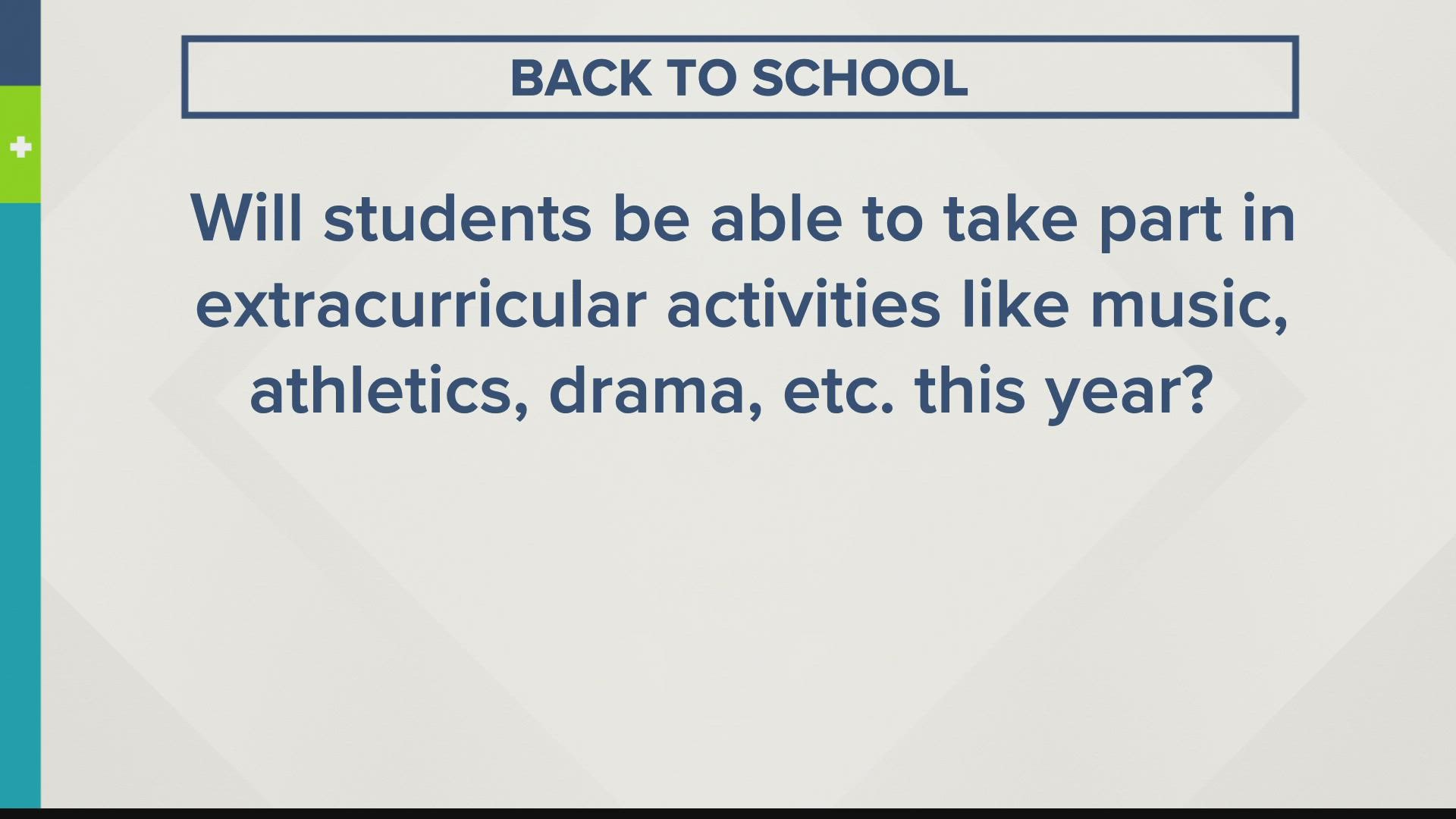 Maine Department of Education Commissioner Pender Makin talks about how the state will be approaching extracurricular activities amidst the COVID-19 pandemic.