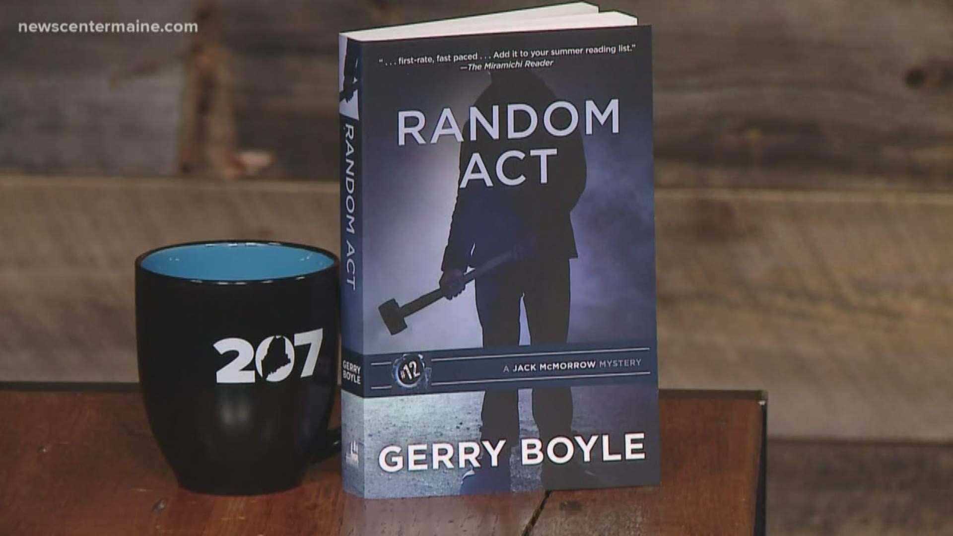 Gerry Boyle explains his new book, set in a familiar setting.