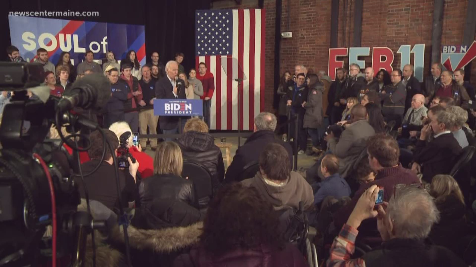 Joe Biden and Elizabeth Warren spent the day rallying supporters, both in need to gain more votes.