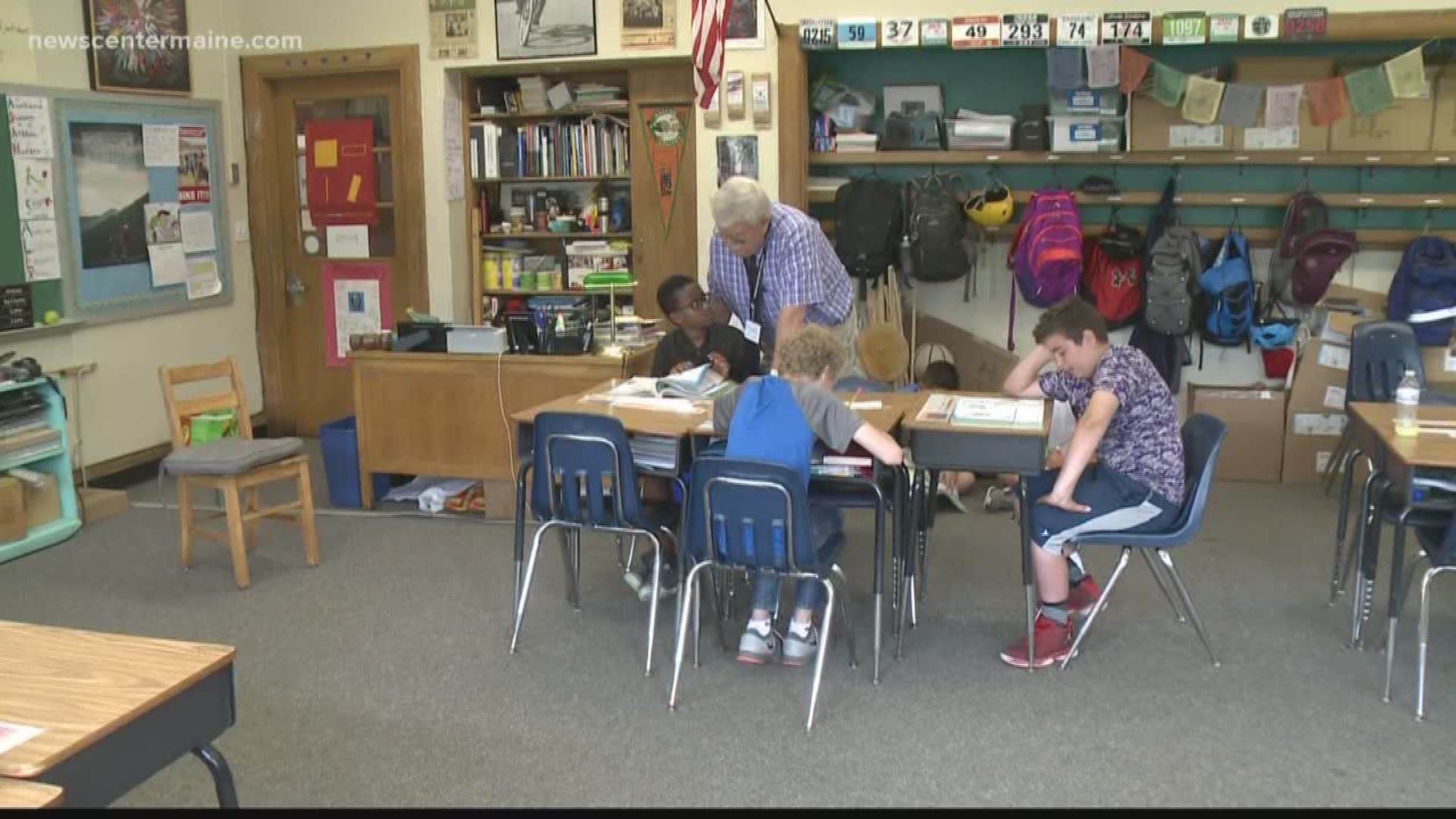 NOW: Teacher spends final day at school in same room he sat in 61 years ago