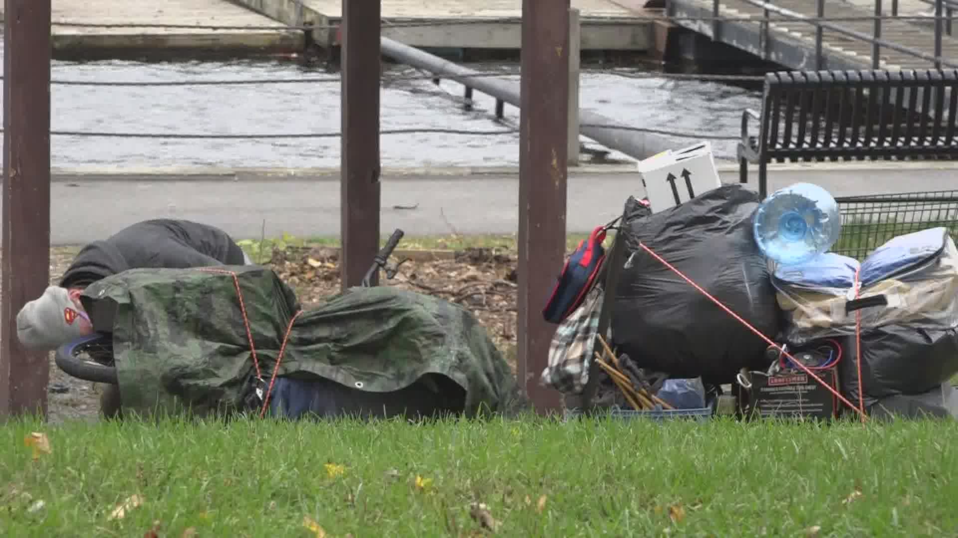 Bangor officials made good on their promise to clear out the homeless encampment on the city's waterfront.