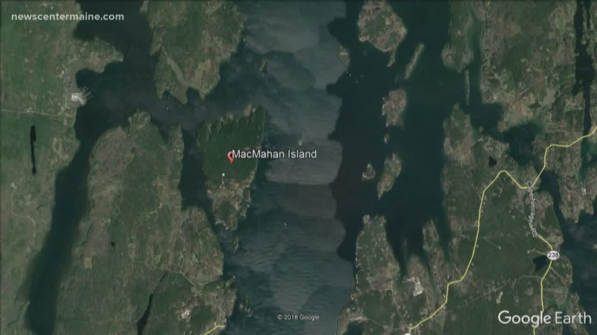 A man who crashed on a jet ski off of MacMahan island in the Sheepscot river was taken to Maine Medical Center.