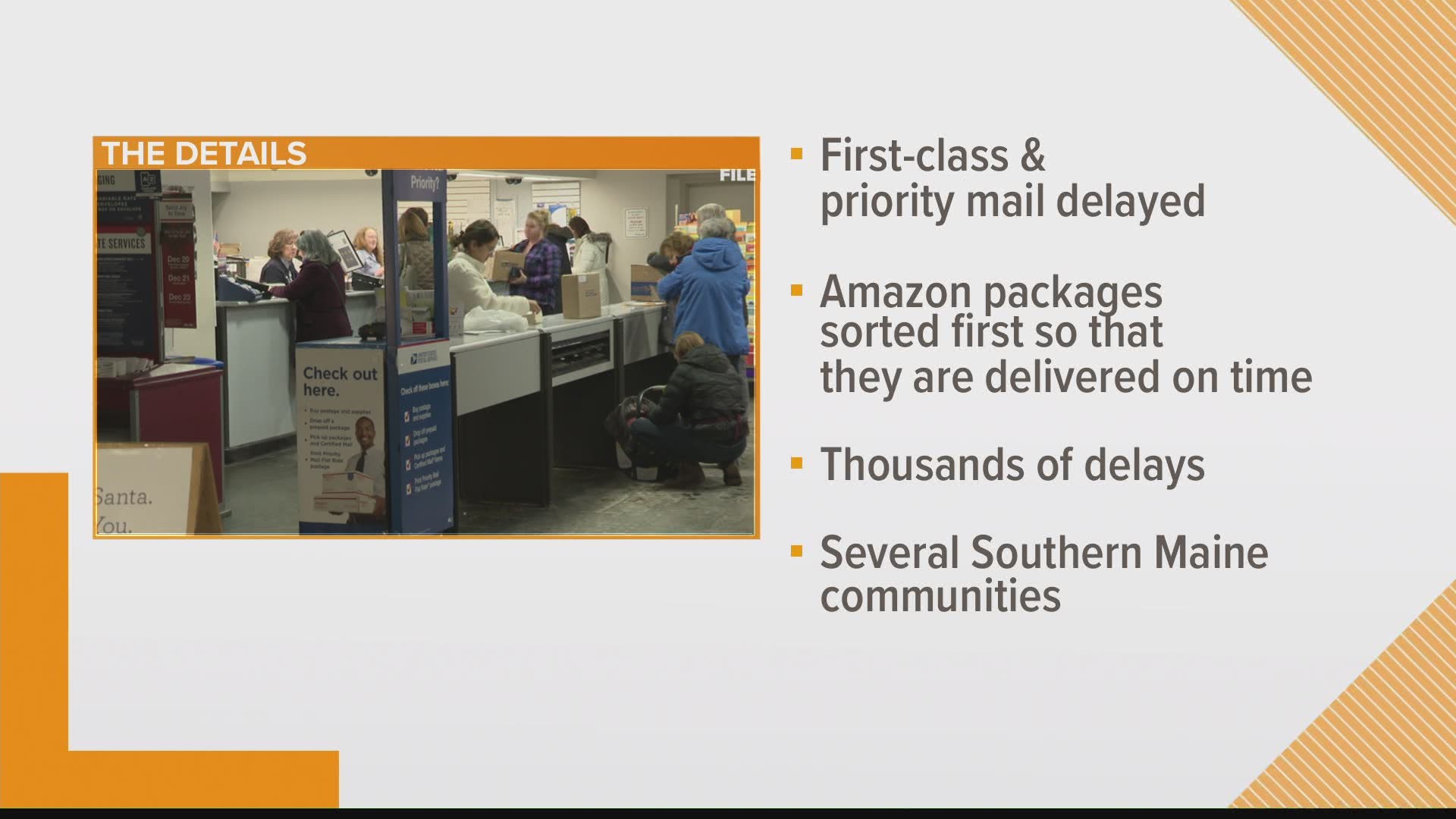 An official complaint has gone to the Office of the Inspector General stating that Amazon packages were given priority over first-class and priority mail.