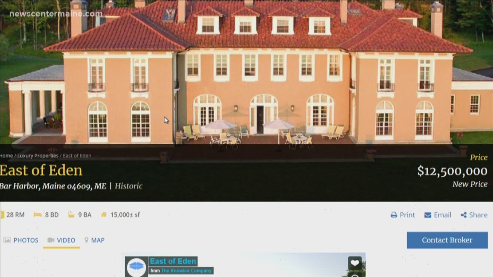'East of Eden' Bar Harbor cottage mansion listed for $12.5 million
