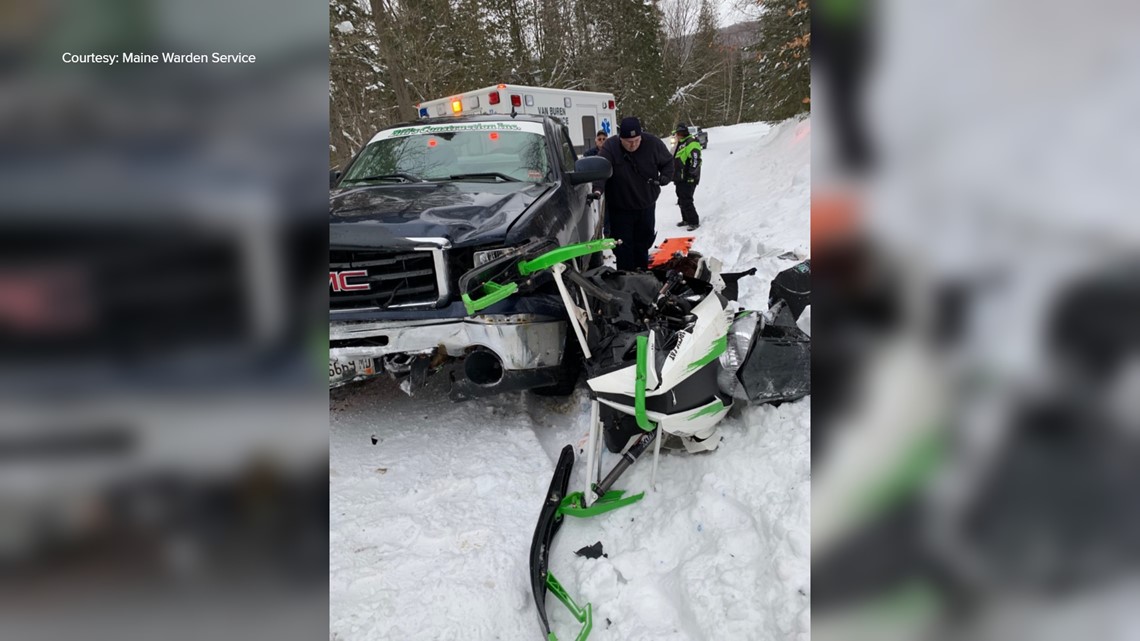 Severe snowmobile crash in northern Maine sends Mass. man to the