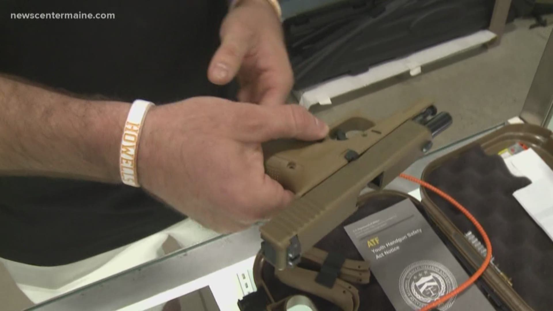 Maine lawmakers have proposed a bill to take dangerous weapons away from people for two weeks if they are found to be 'in crisis' by health officials.