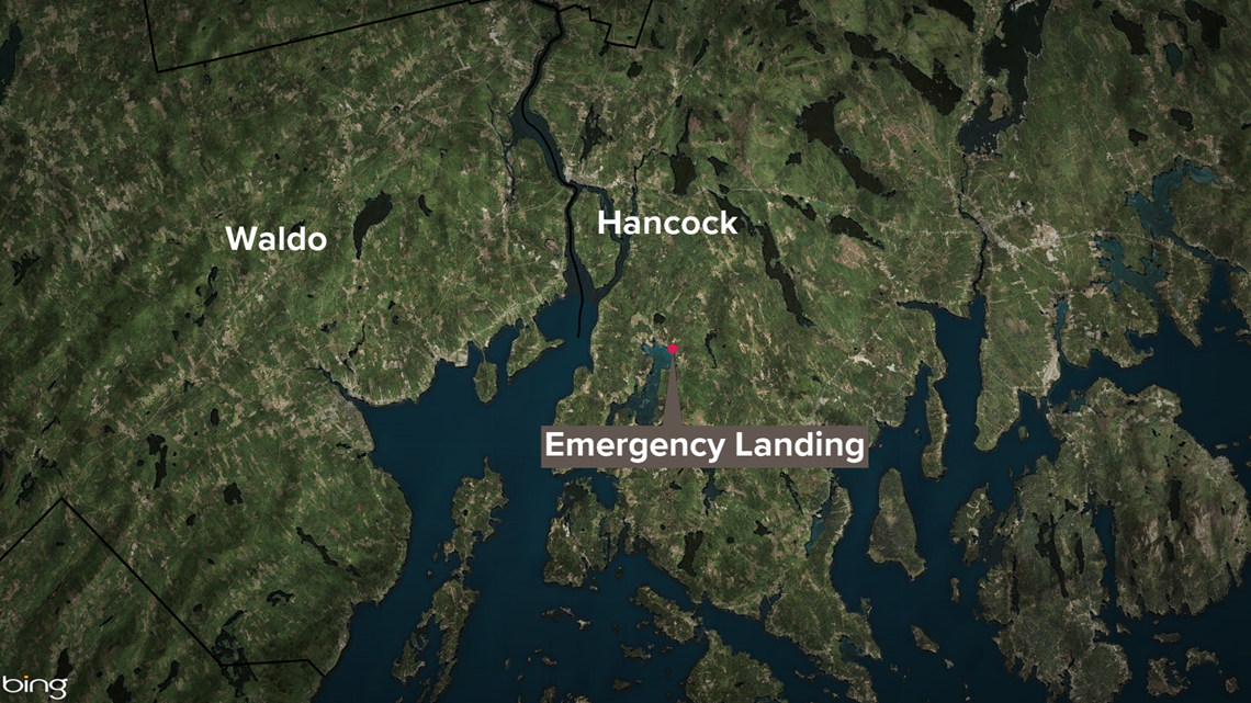 LifeFlight emergency landing in Penobscot