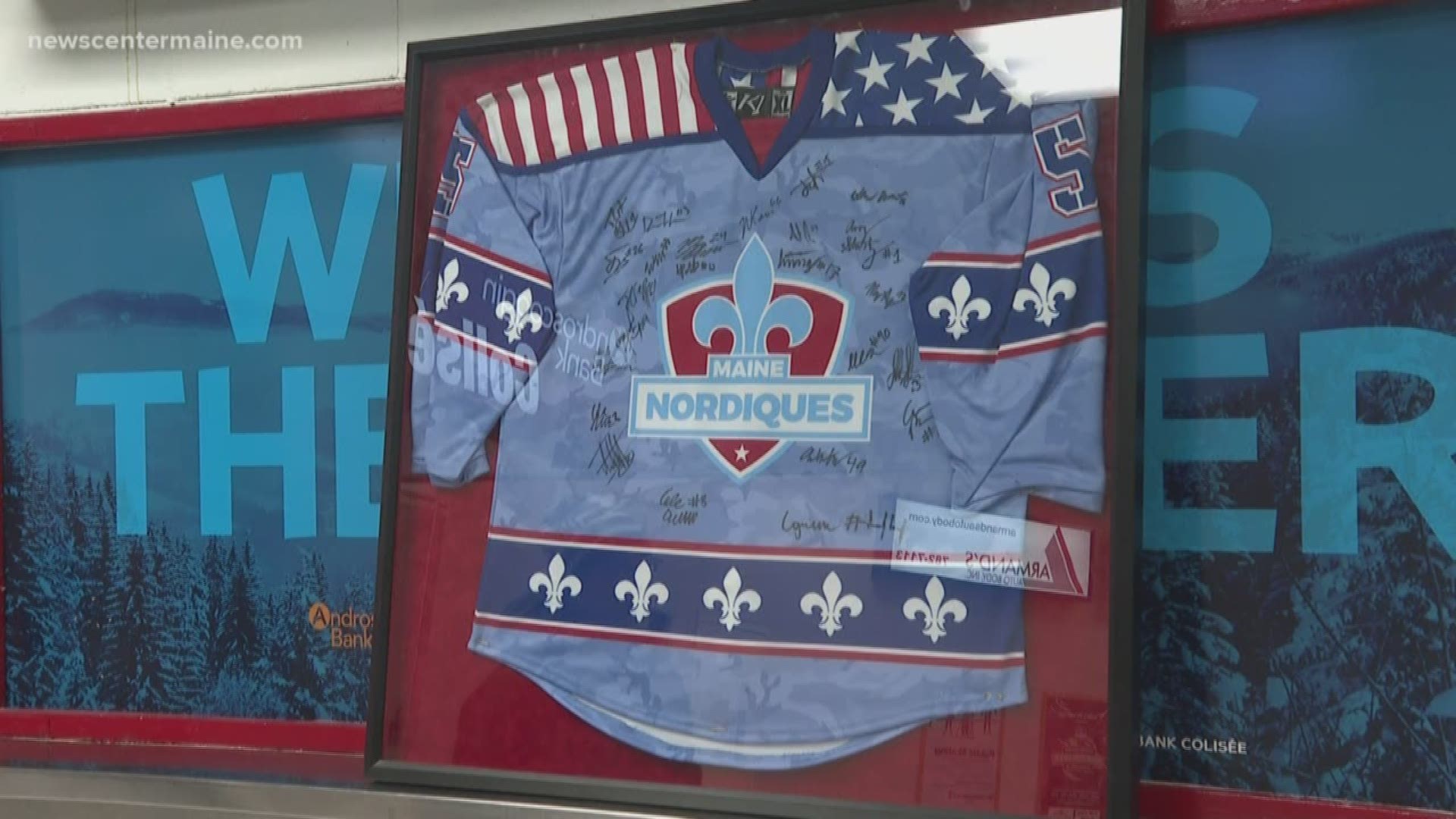 Maine Nordiques honoring veterans