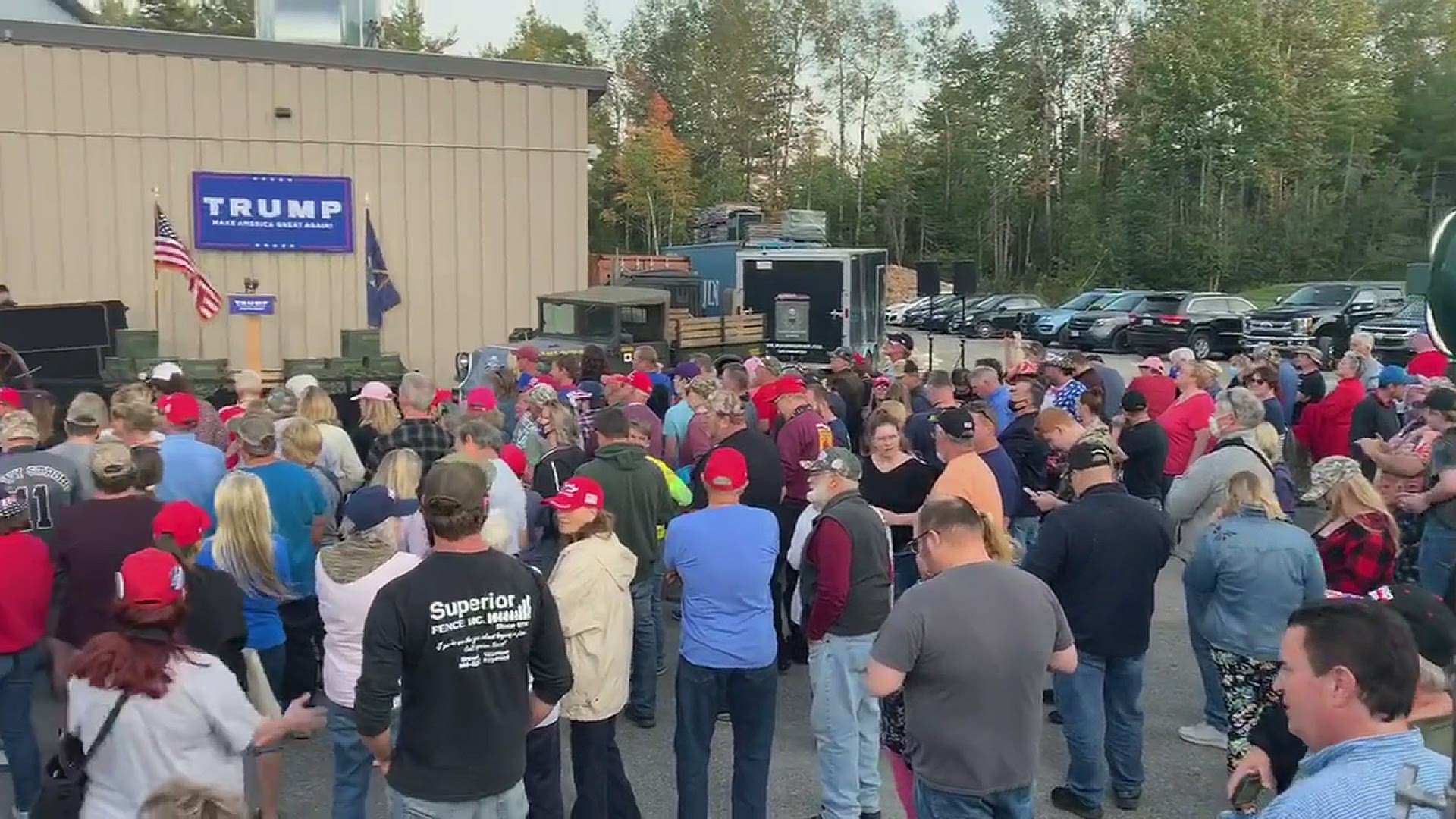 People ready for Donald Trump Jr