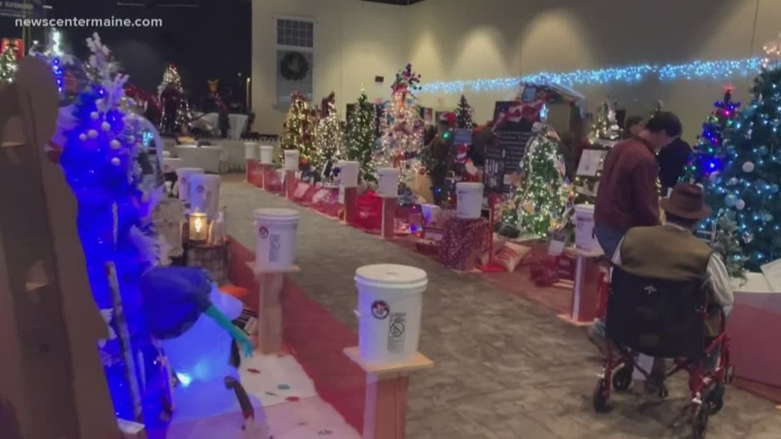 Thursday began the annual Feztival of Trees at the Anah Shriners Temple. Local businesses donate trees to brighten up the room and be raffled off.