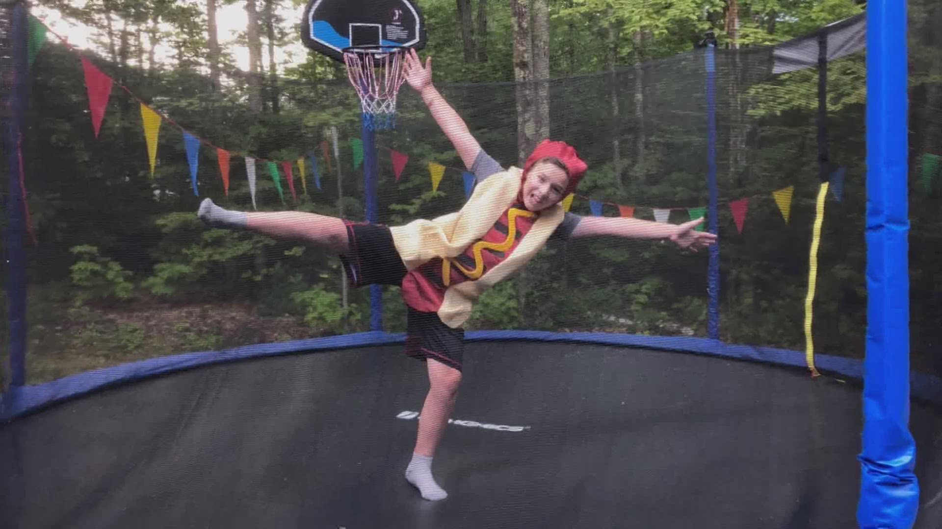Jackson Welch plans to trampoline for 24 hours to support the ARLGP