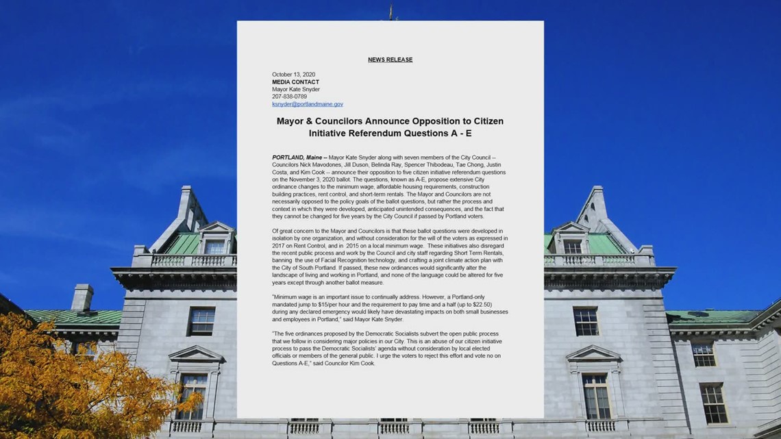 Portland Referendum questions AE explained