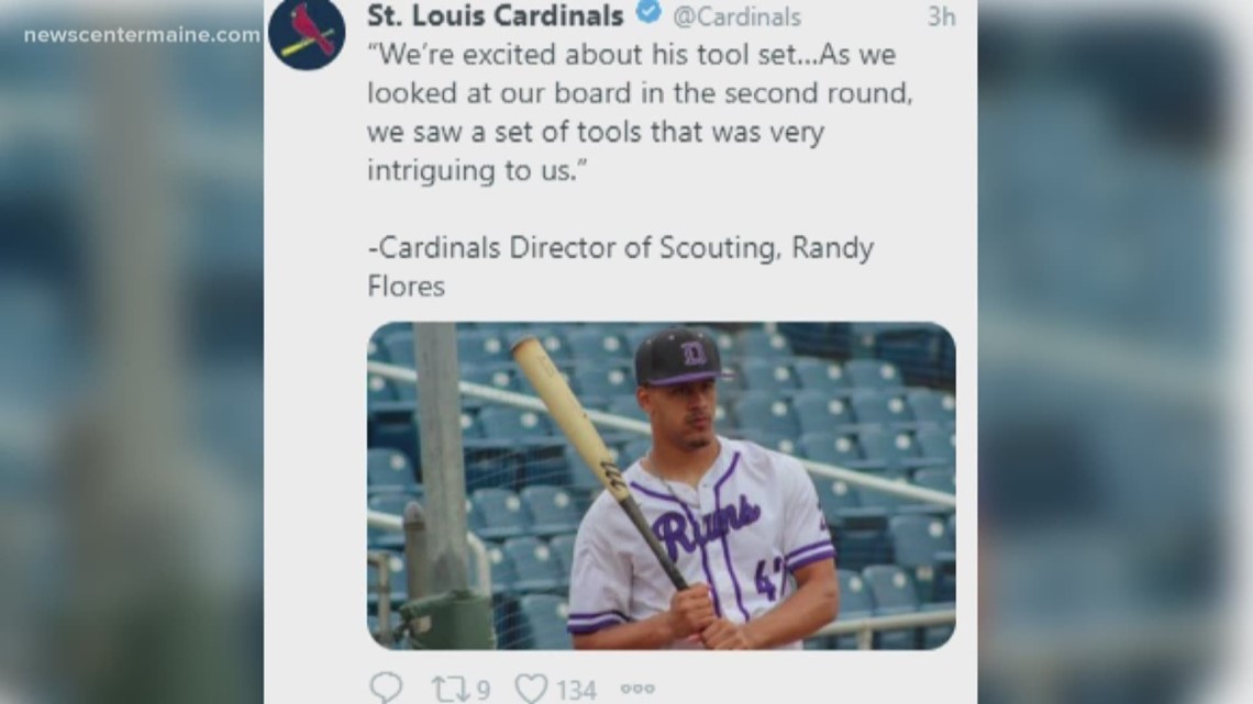 Deering High School senior Trey Fletcher taken in the second round of