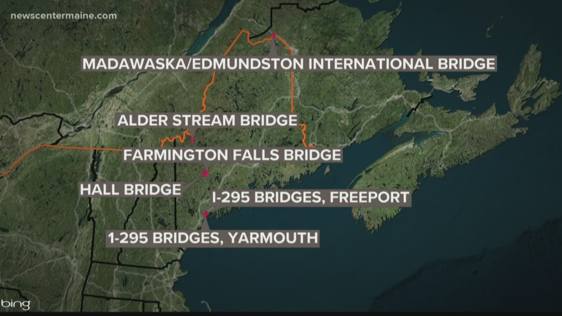 Aging bridges to be replaced around Maine with federal help