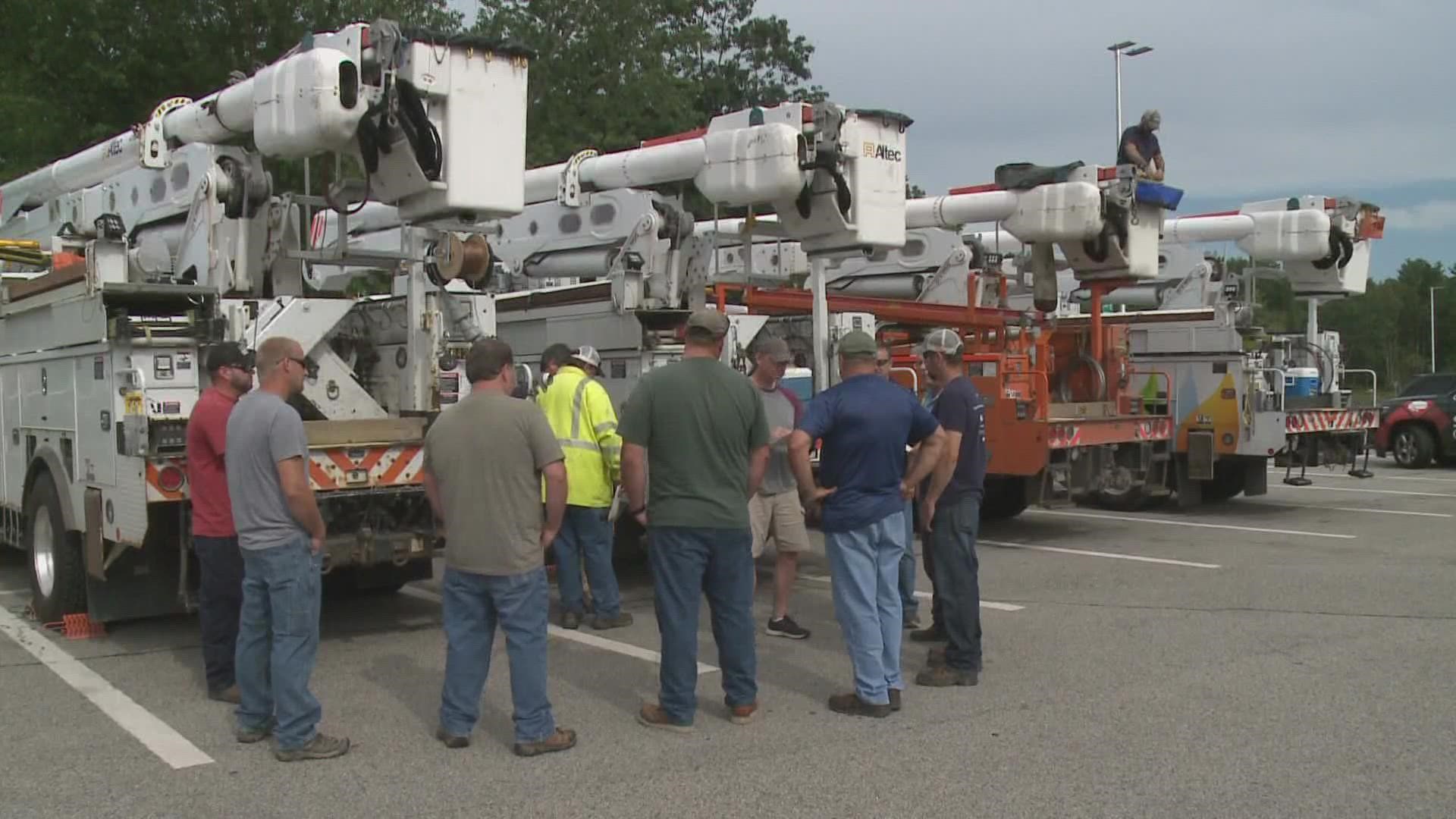 The caravan left from Kennebunk this morning and expects to arrive in Louisiana by Thursday.