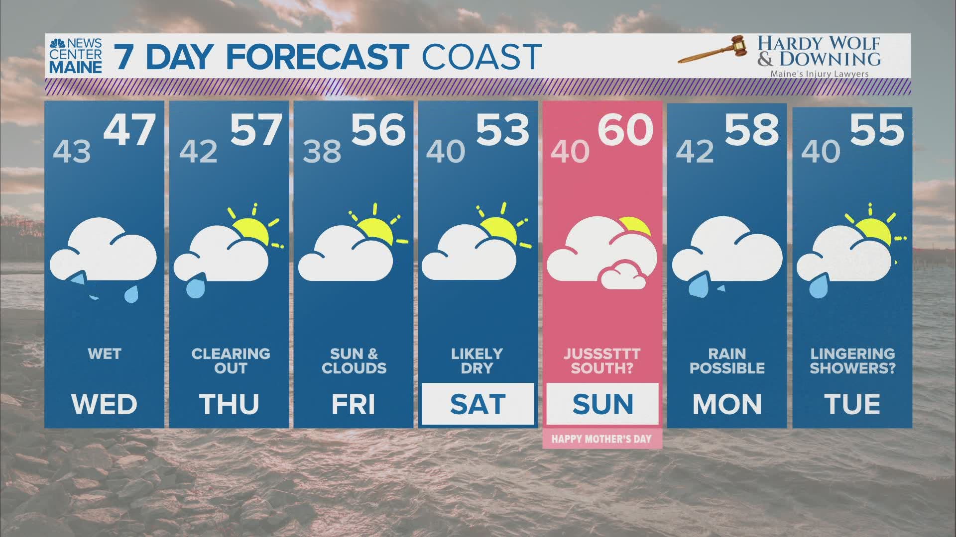 NEWS CENTER Maine Weather Video Forecast Updated 6:30pm Tuesday, May 4th