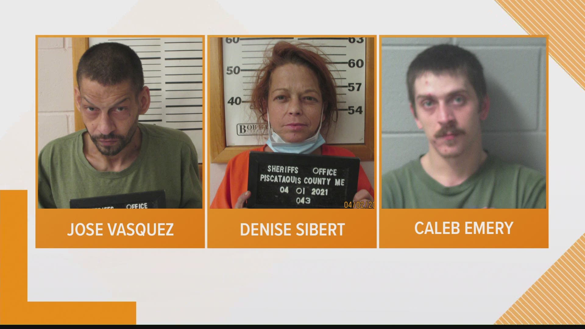 According to the MDEA, Jose Vasquez, Denise Sibert, and Caleb Emery were arrested following a two month investigation.