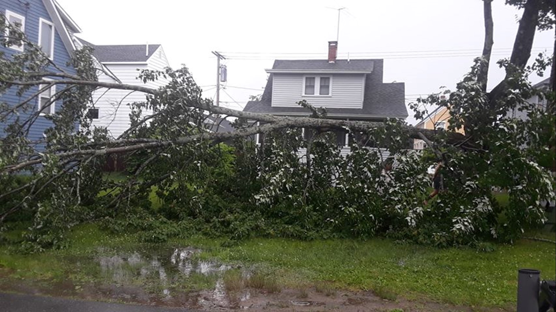 Viewer photos of storm damage and clouds across Maine