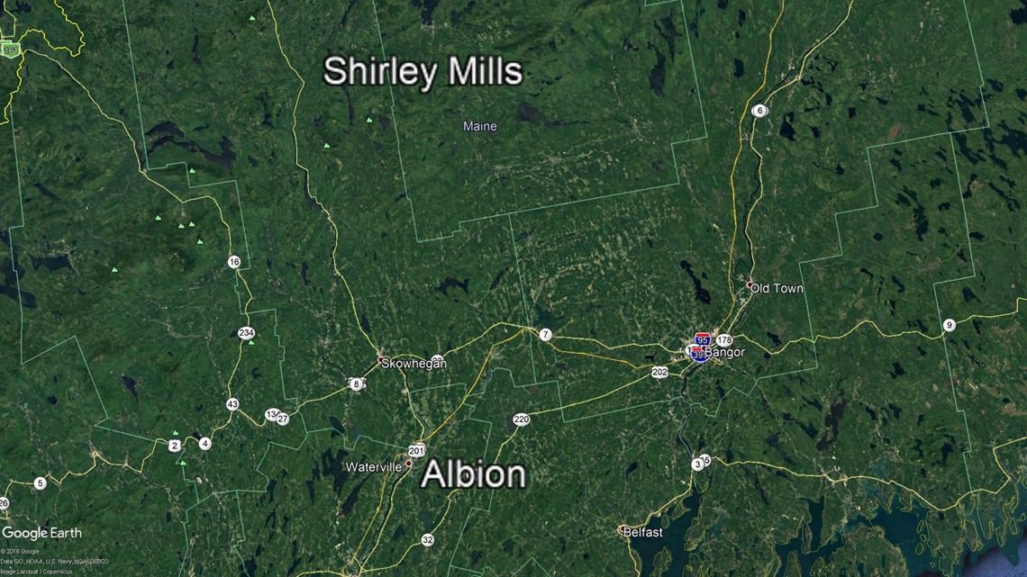 Shirley Mills Maine Map Shirley Mills Shooting Leads To Albion Pursuit, Arrest, Attempted Murder  Charge | Newscentermaine.com