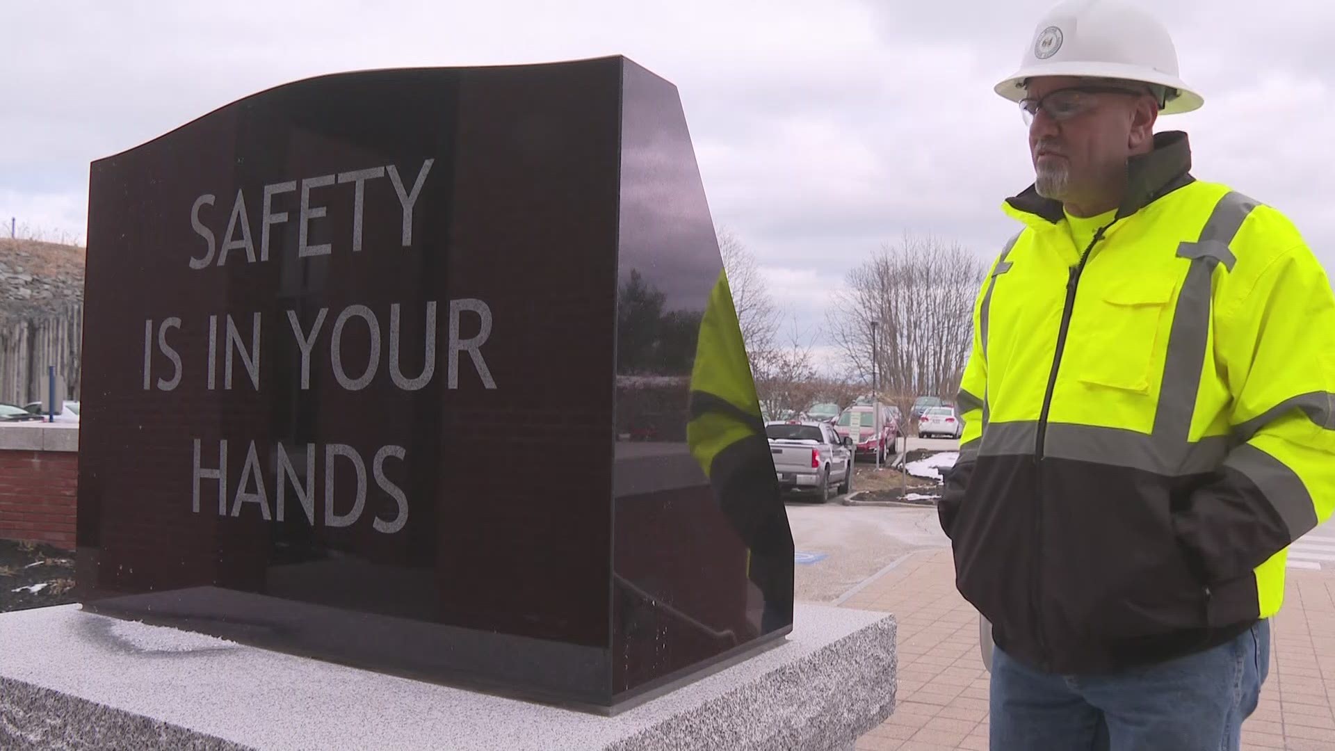 MTA Foreman Bill Thompson said his friend and coworker, Jeff Abbott was the catalyst for getting the memorial installed when he was killed in 2017 on the Turnpike.