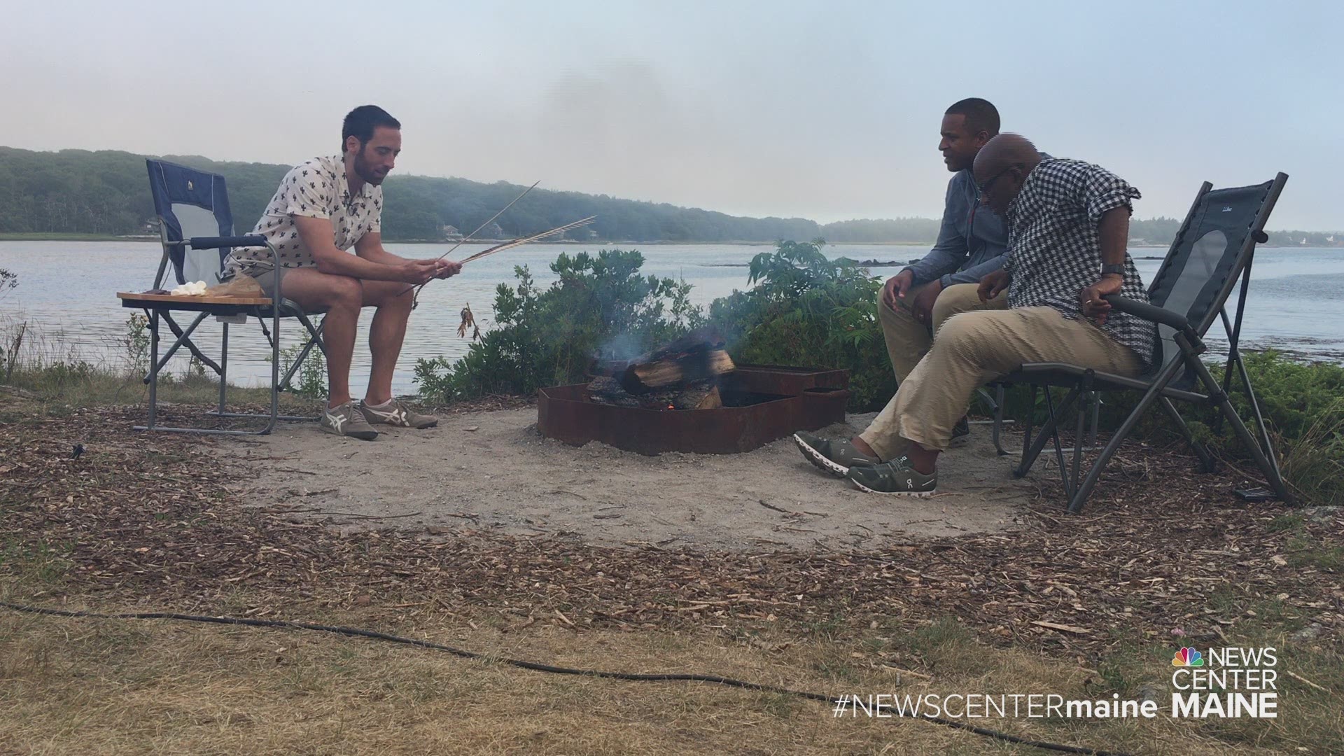 The boys from NBC's Today Show are in town to sample the best of Maine's coast.