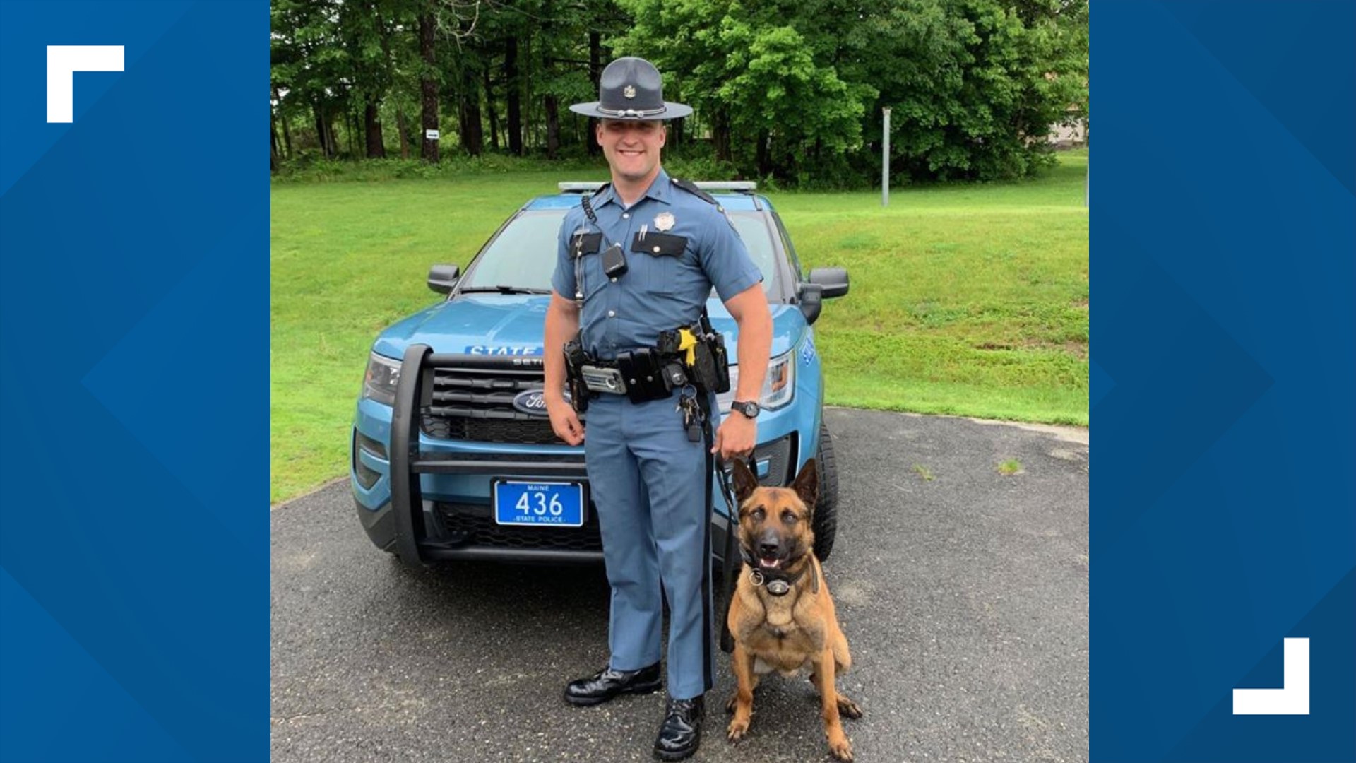 Maine State Police dog gets protective gear thanks to generous donation