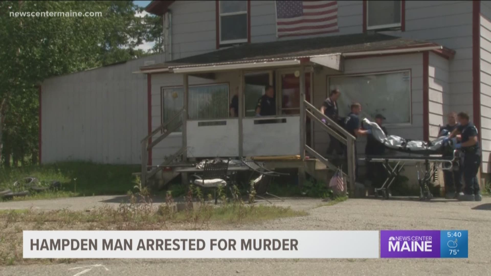 Hampden man arrested for murder