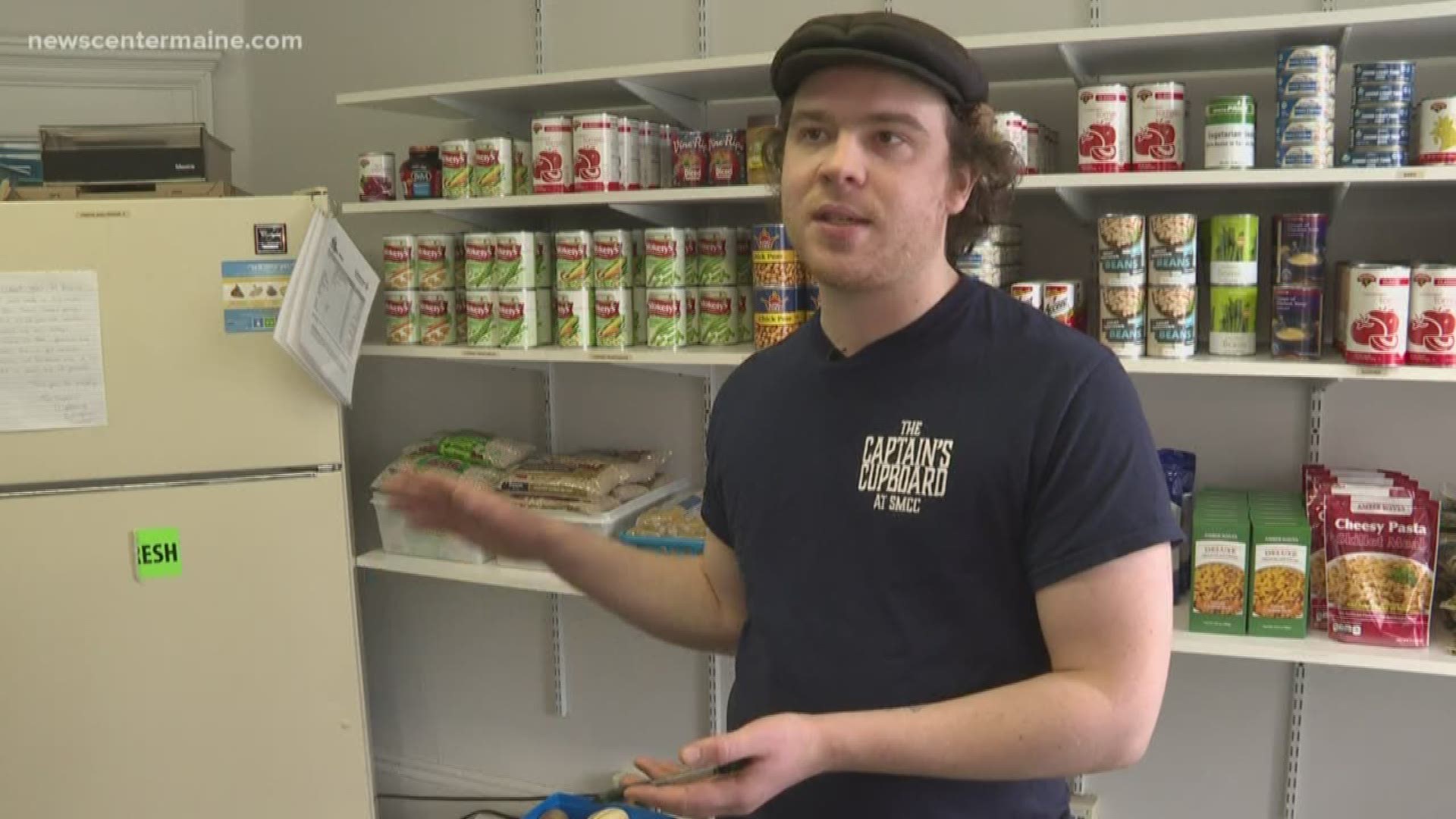 The Captains Cupboard on Southern Maine Community College's South Portland Campus helps provide meals to roughly 100 students and their families each week.